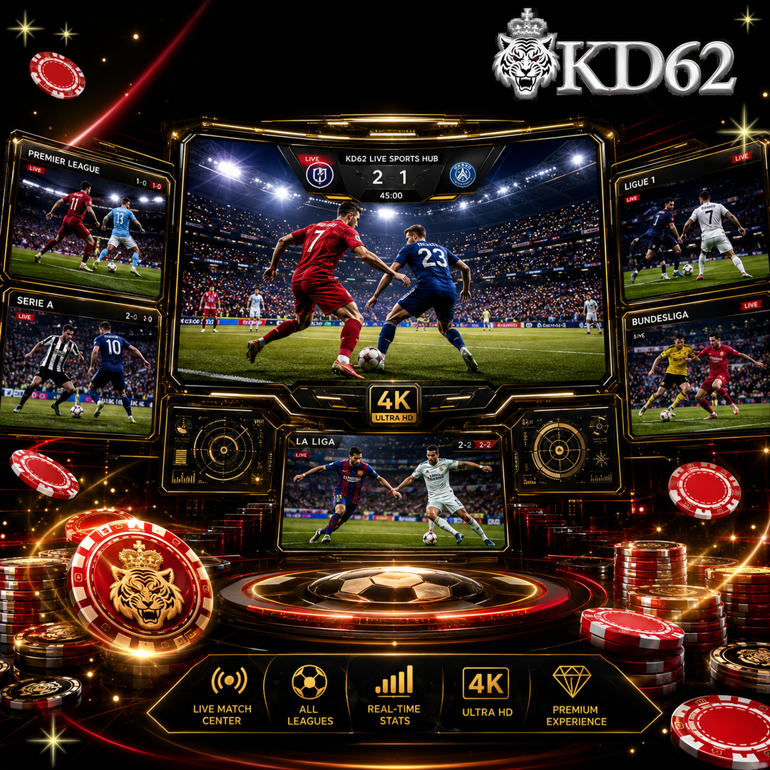 ดูบอลสดชัดระดับ 4k ครบทุกลีกที่ kd62
